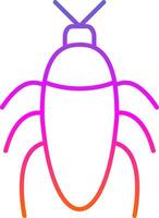 Insect Line Gradient Icon vector