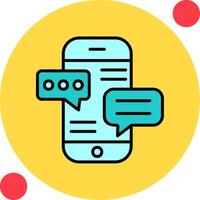 Chatting Vector Icon