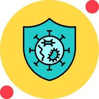 Germs Protected Vector Icon