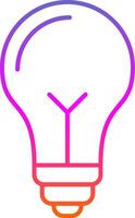 Insight Line Gradient Icon vector