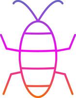 Cicada Line Gradient Icon vector
