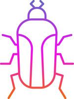 Insect Line Gradient Icon vector