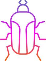 Insect Line Gradient Icon vector