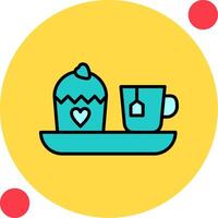 Afternoon Tea Vector Icon