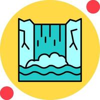 Waterfall Vector Icon