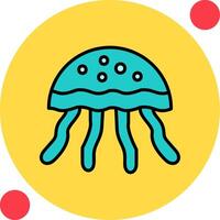 Jellyfish Vector Icon