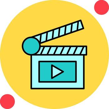 Clapperboard Vector Icon