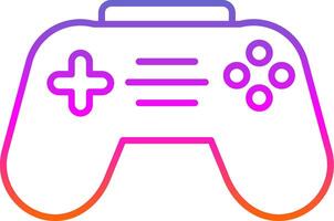 Joystick Line Gradient Icon vector