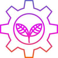 Ecology Line Gradient Icon vector