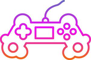 Gaming Line Gradient Icon vector