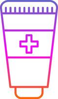 Hand Sanitizer Line Gradient Icon vector