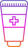 Hand Sanitizer Line Gradient Icon vector