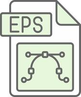 Eps file format Green Light Fillay Icon vector