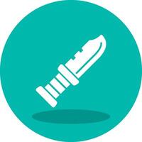 Military Knife Vector Icon