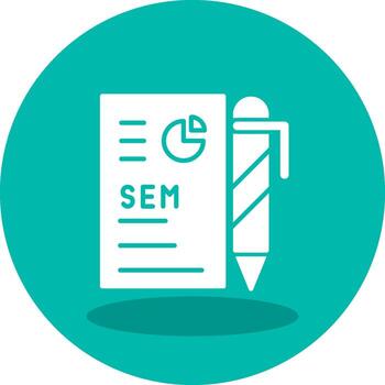 icono de vector de análisis de datos