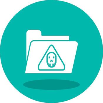 icono de vector de carpeta