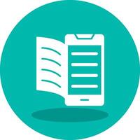 Digital Book Vector Icon