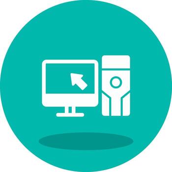 Computer Vector Icon