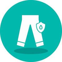 Waterproof pant Vector Icon