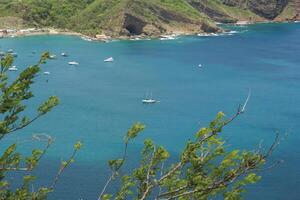 san juan del sur bahía, parte superior vista, rivas, Nicaragua foto