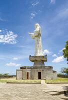 Portrait view of The Christ of the Mercy, San Juan del Sur, Rivas, Nicaragua photo