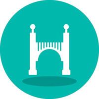 icono de vector de puente