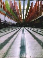 Buddhist Banner in Thailand photo