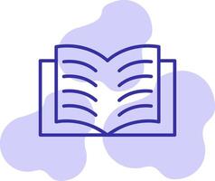 Open Book Vector Icon