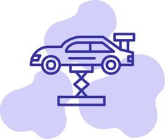 Car Lifting Vector Icon