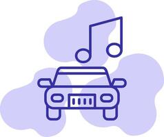 coche música vector icono