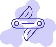 Swiss Knife Vector Icon