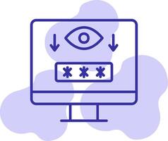 Computer Spyware Vector Icon