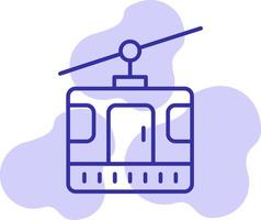 Cable Car Cabin Vector Icon