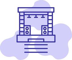 Stage Vector Icon