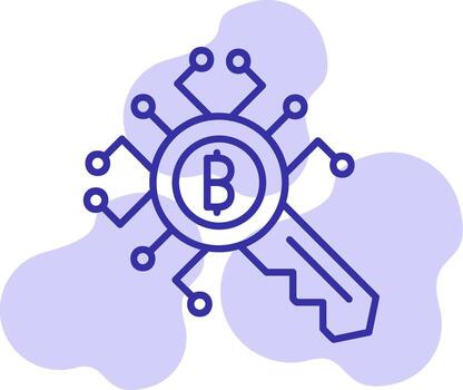 cifrado llave vector icono