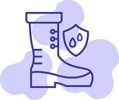 Waterproof Shoes Vector Icon