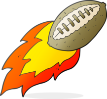 cartoon flying football png