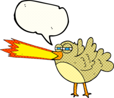 comico libro discorso bolla cartone animato uccello png