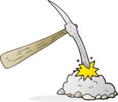 pioche de dessin animé png