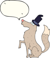 comic book speech bubble cartoon wolf png