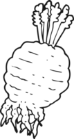 black and white cartoon turnip png