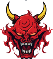 AI generated devil design illustration isolated on transparent background png