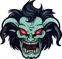 AI generated devil design illustration isolated on transparent background png