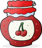 cartoon cherry jam png