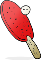 cartoon table tennis bat png