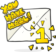 cartoon you have mail symbol png