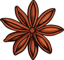 AI generated cinnamon design illustration isolated on transparent background png