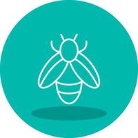 icono de vector de abeja