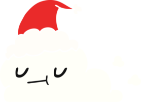 weihnachtskarikatur der kawaii wolke png