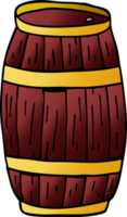 cartoon doodle of a barrel png